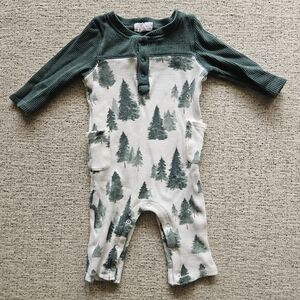 Angel Dear Forrest waffle romper